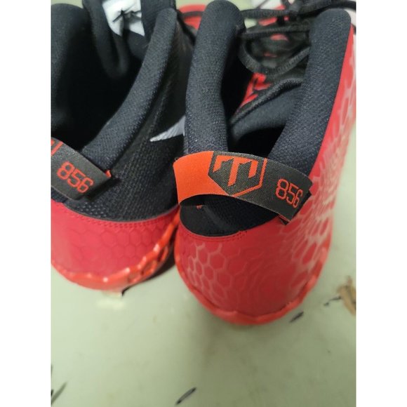 Nike Force Zoom Trout 5 Baseball Cleats Red Black Metal Mens Size 15 NEW 856 - Picture 5 of 9